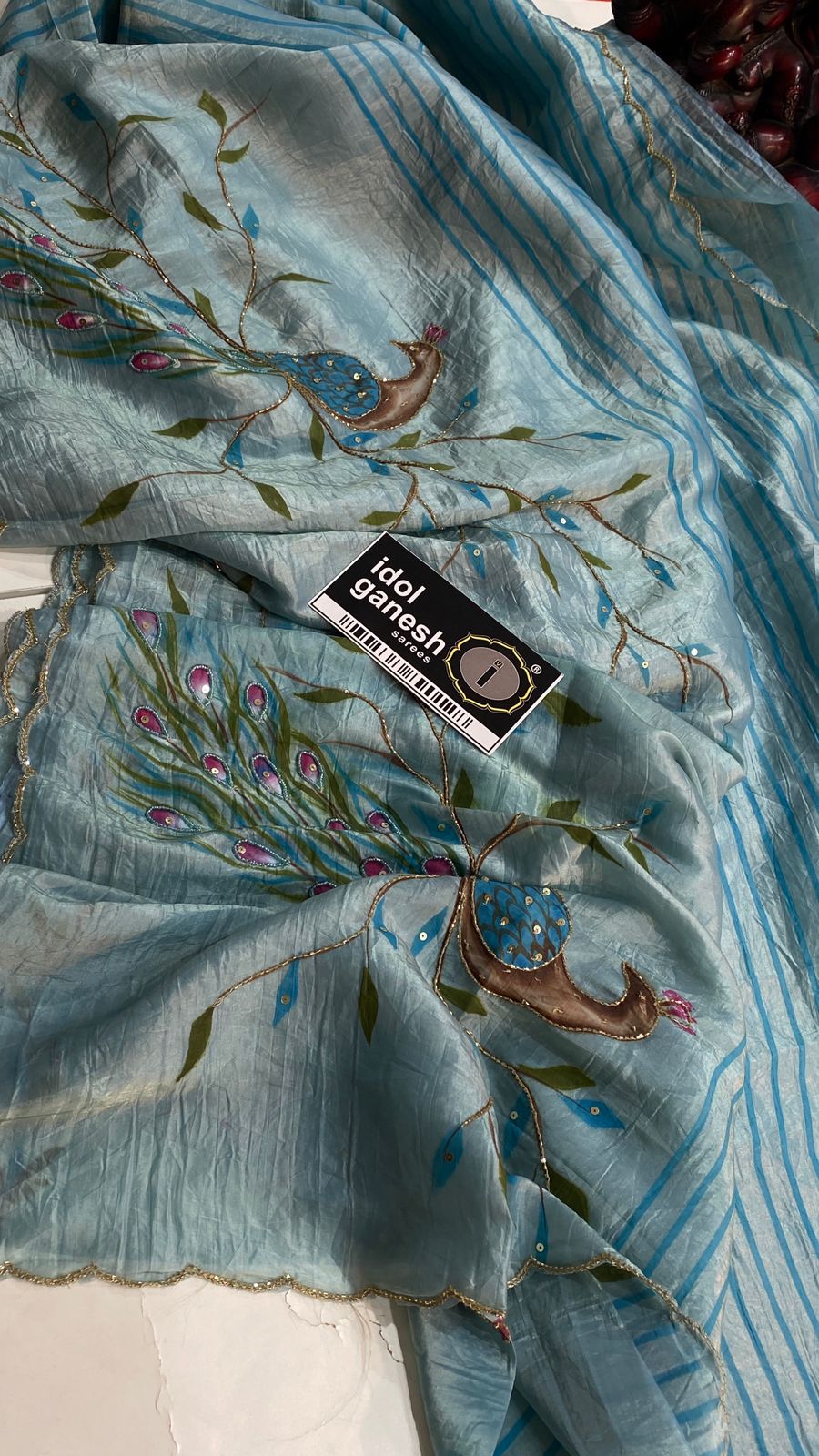 IG7005  lite weight pure soft muslin crush    