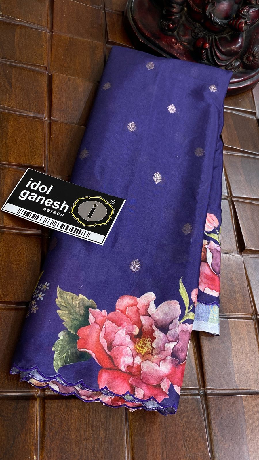 IG7047:lite weight tussar weaving along with print IG7047:lite weight tussar weaving along with print