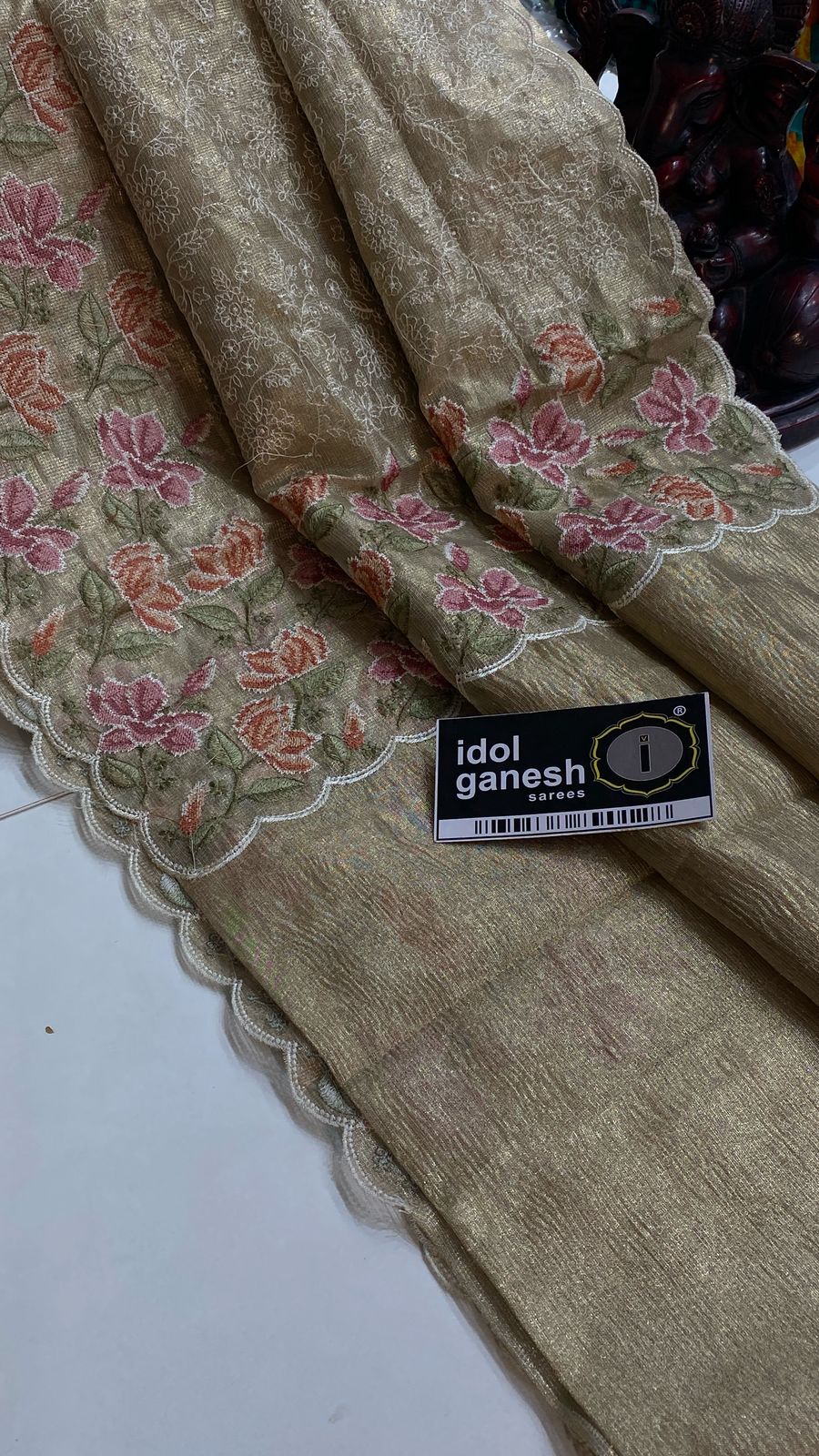 IG7062 lite weight pure Tissu kota Lucknow embroidery IG7062 lite weight pure Tissu kota Lucknow embroidery