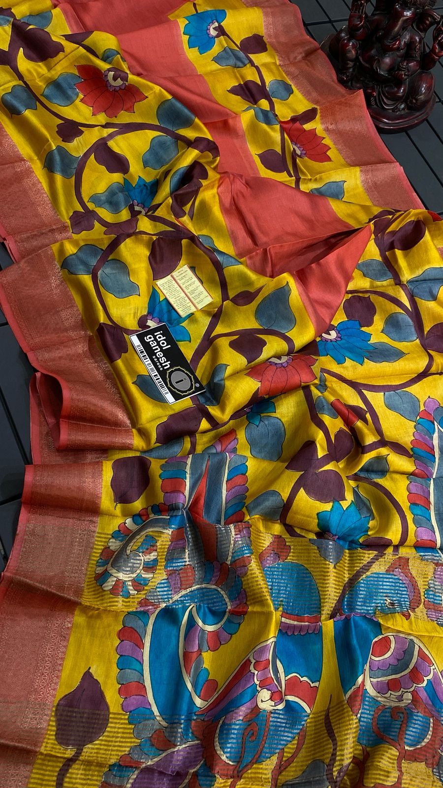 IG7085:pure handloom tusser kanchi weaving IG7085:pure handloom tusser kanchi weaving