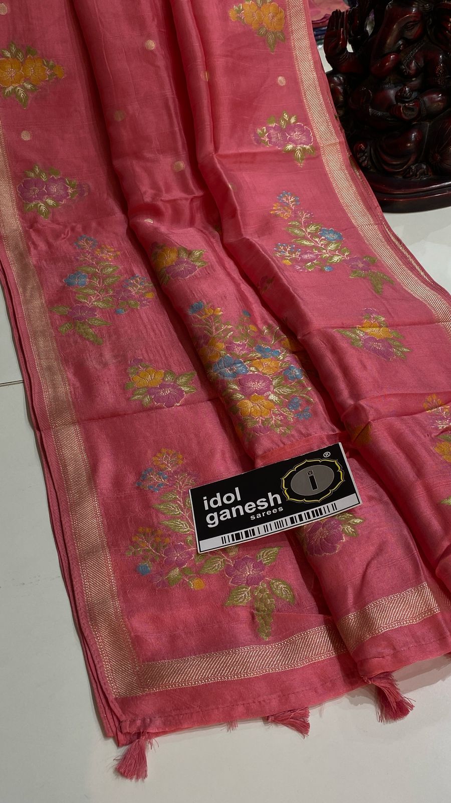 IG7092 lite weight pure tusser georgette IG7092 lite weight pure tusser georgette