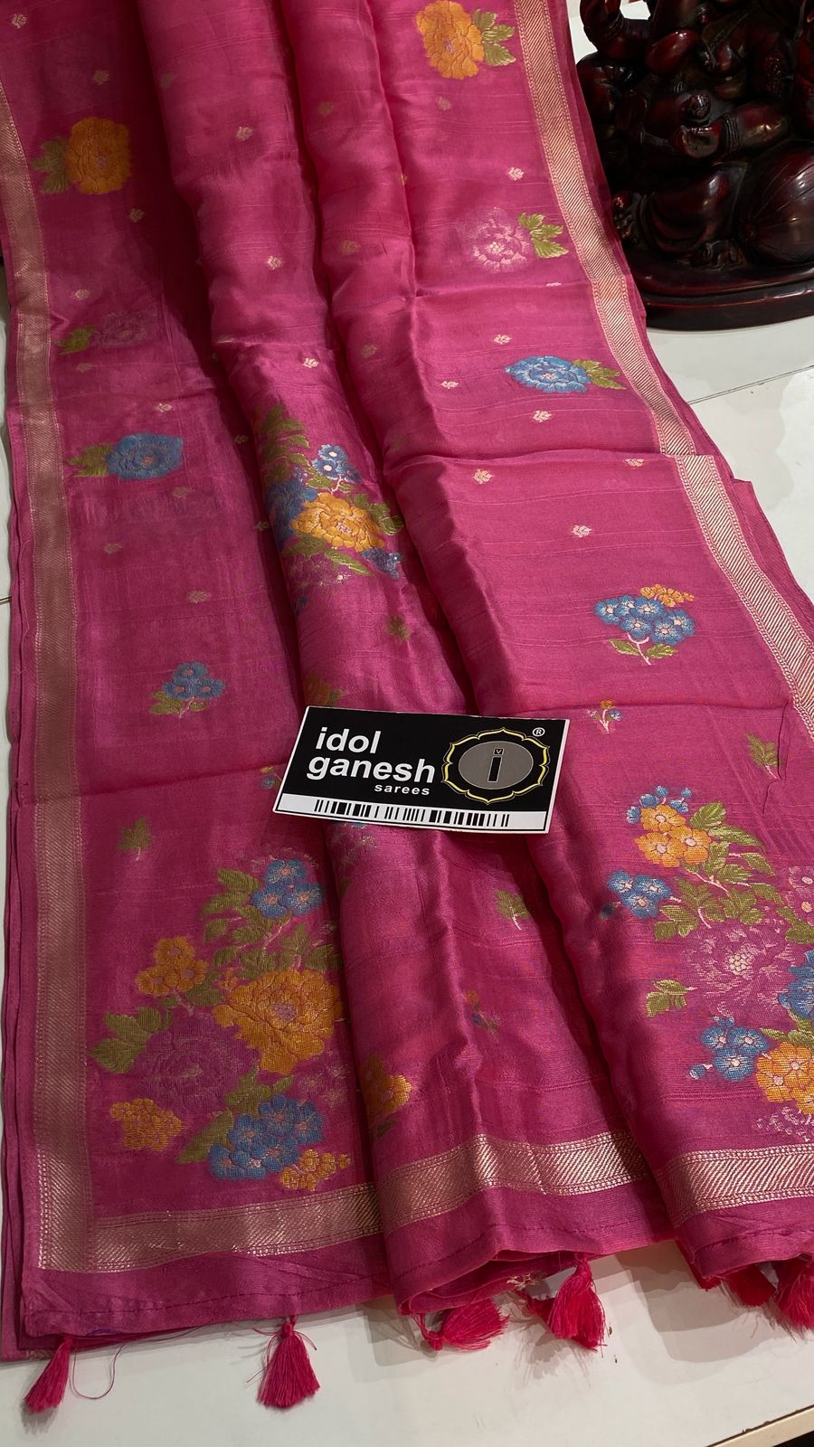 IG7094lite weight pure tusser georgette IG7094lite weight pure tusser georgette
