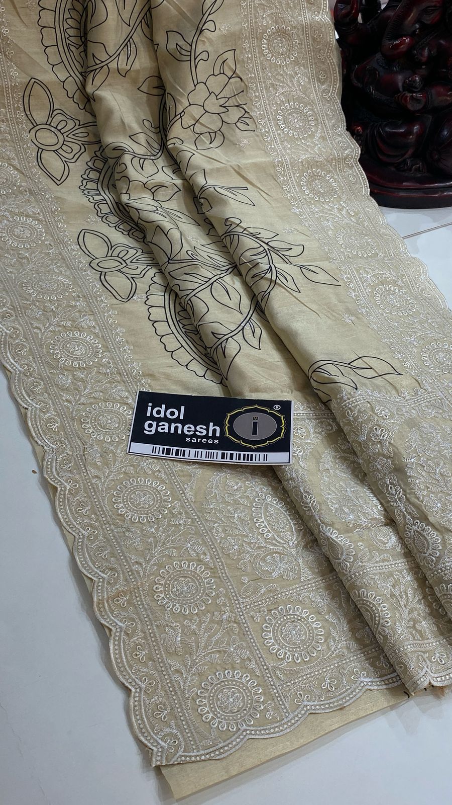 IG7121: lite weight tusser pencil Kalamkari IG7121: lite weight tusser pencil Kalamkari
