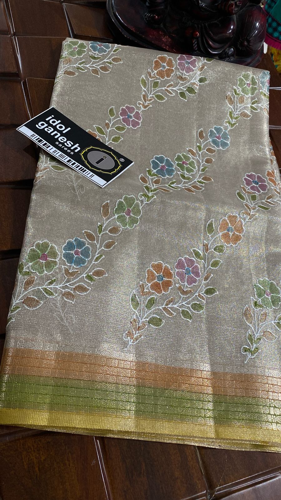 IG7172:pure tissue rung kaat jari weaving border  