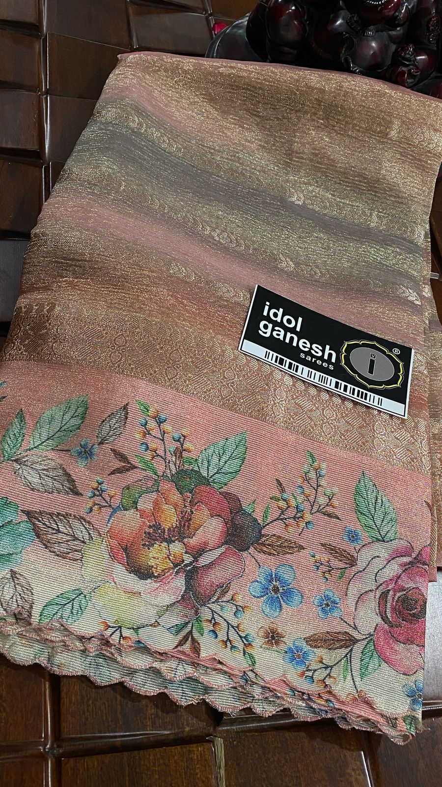 IG7177pure Tissu crush jari weaving pattu border IG7177pure Tissu crush jari weaving pattu border