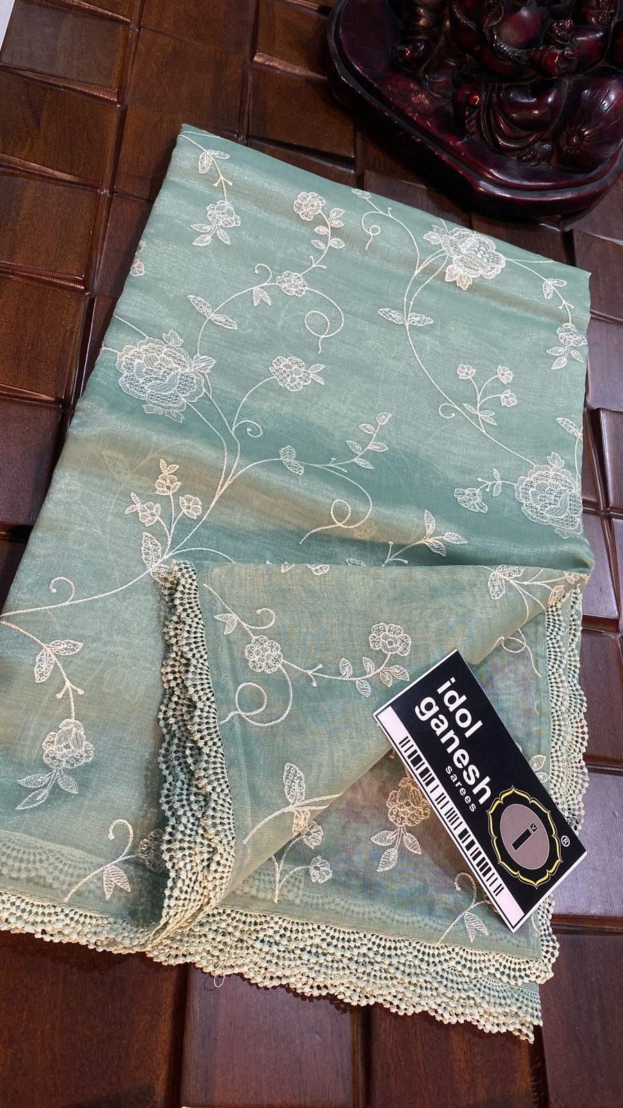 IG7204lite weight tissue tusser sarees  