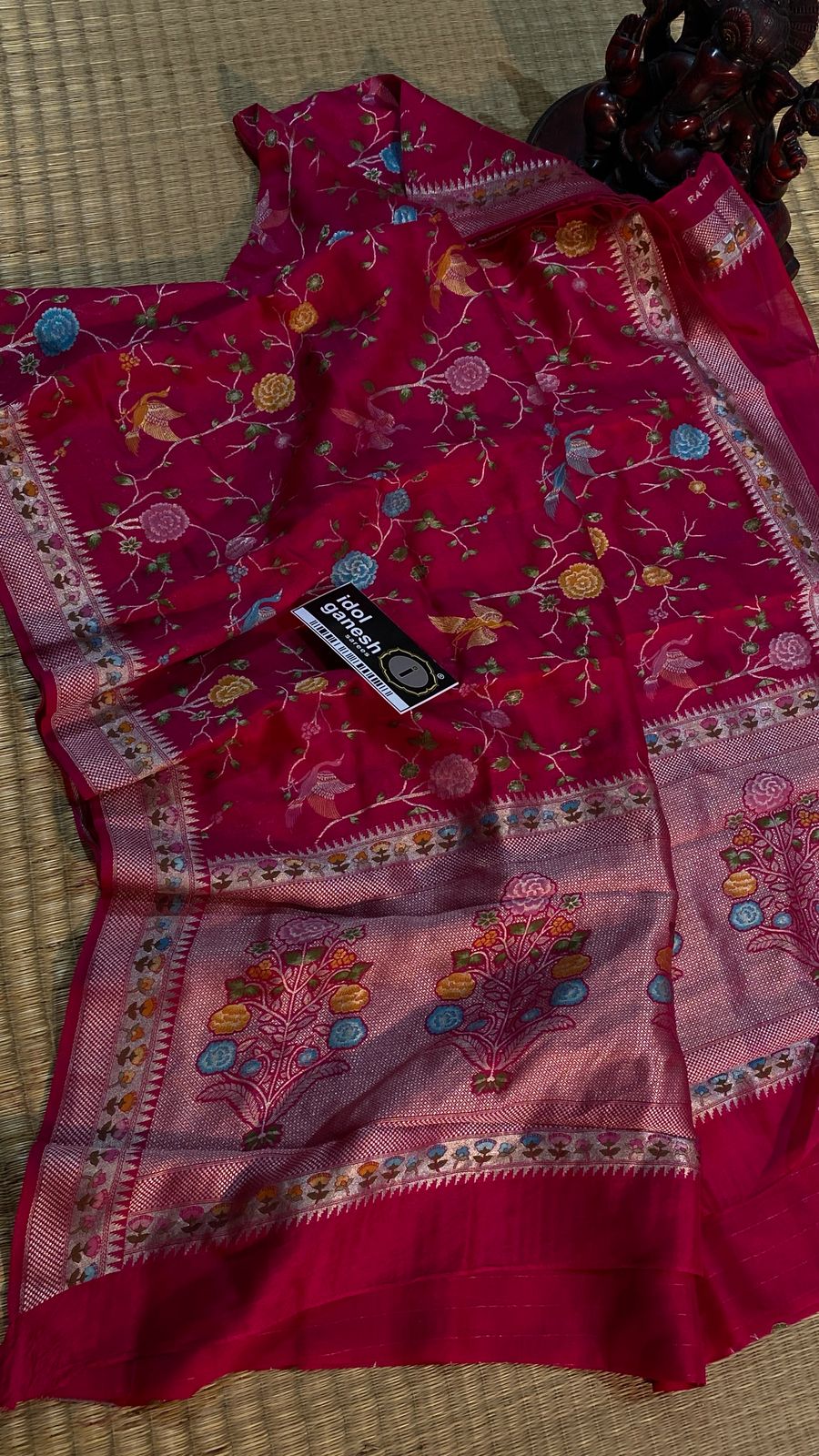 IG7209: pure tussar georgette 