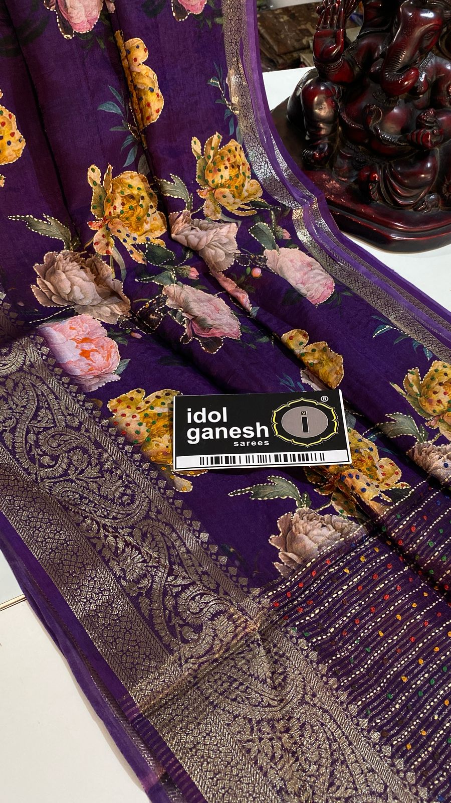 IG7215 lite weight pure munga crape kanchi weaving print IG7215 lite weight pure munga crape kanchi weaving print