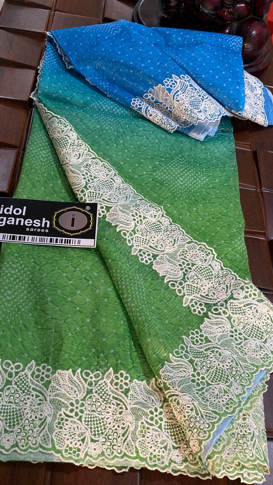 IG7220 lite weight muslin crush bandini mupti color print IG7220 lite weight muslin crush bandini mupti color print
