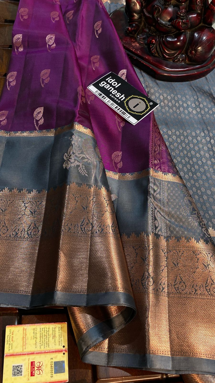 IG7236pure handloom Aarani pattu