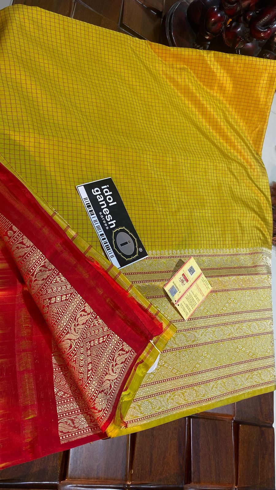 IG7265: pure handwoven kathan/kathan IG7265: pure handwoven kathan/kathan