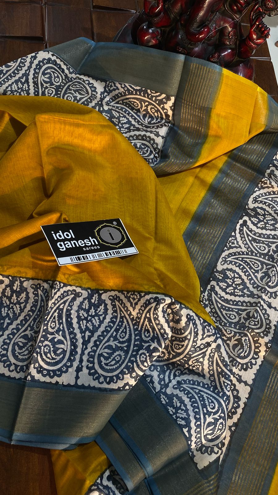 IG7268 pure handloom Maheswari  