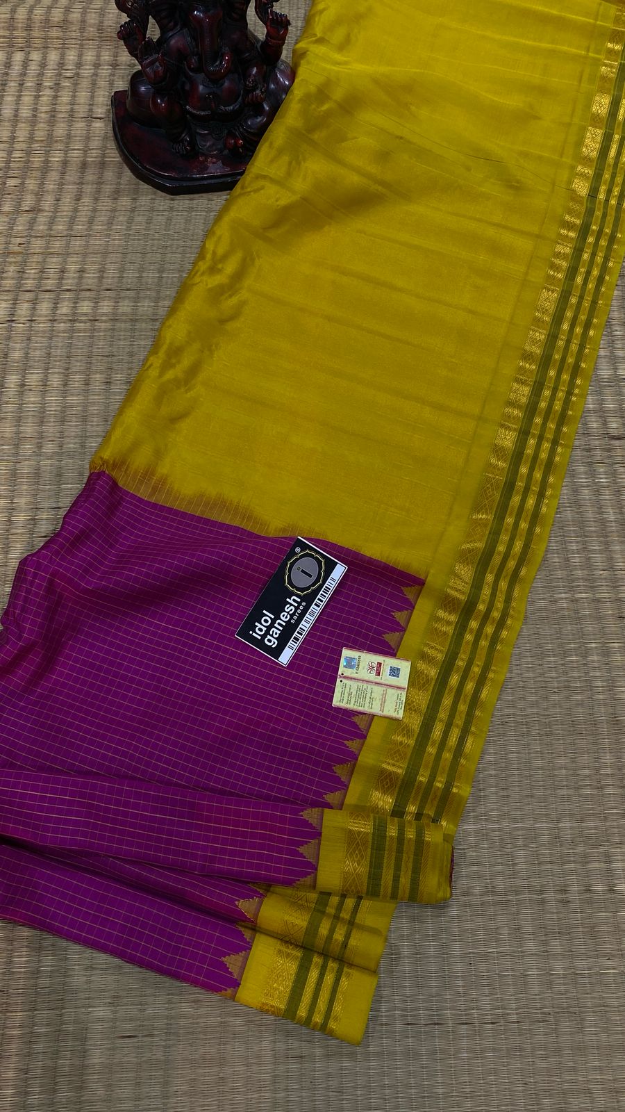 IG7275pure handloom gadwall pattu IG7275pure handloom gadwall pattu