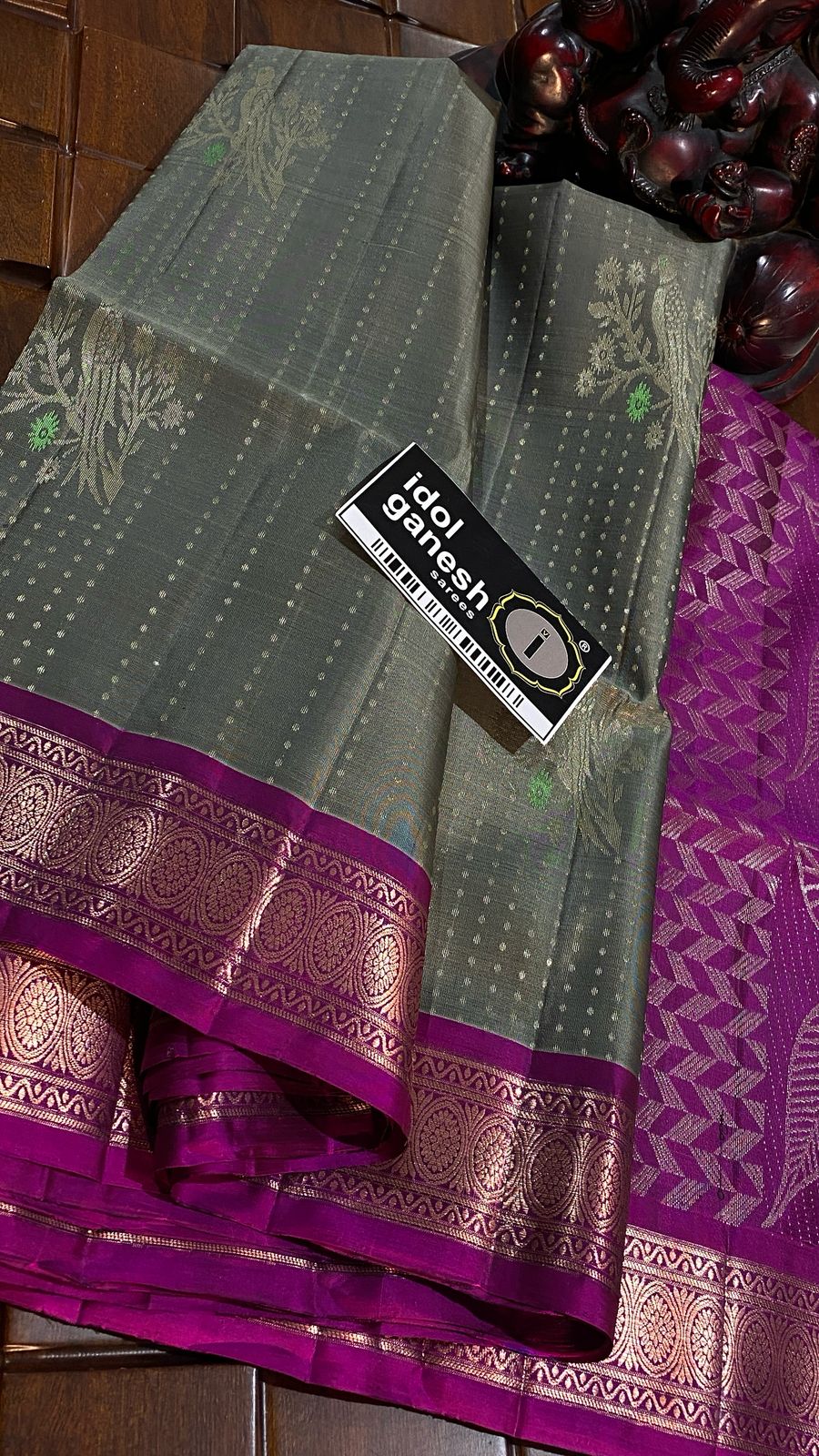 IG7281:lite weight pure handloom kanchi pattu IG7281:lite weight pure handloom kanchi pattu