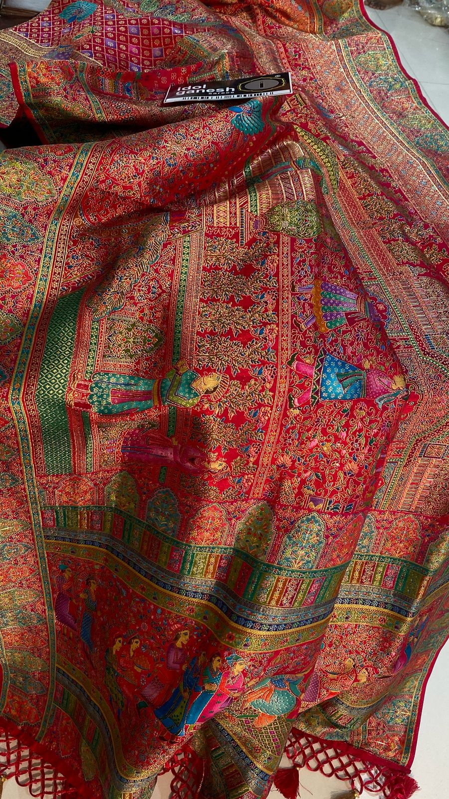 IG7300:lite weight pure munga crape pashmina weaving  