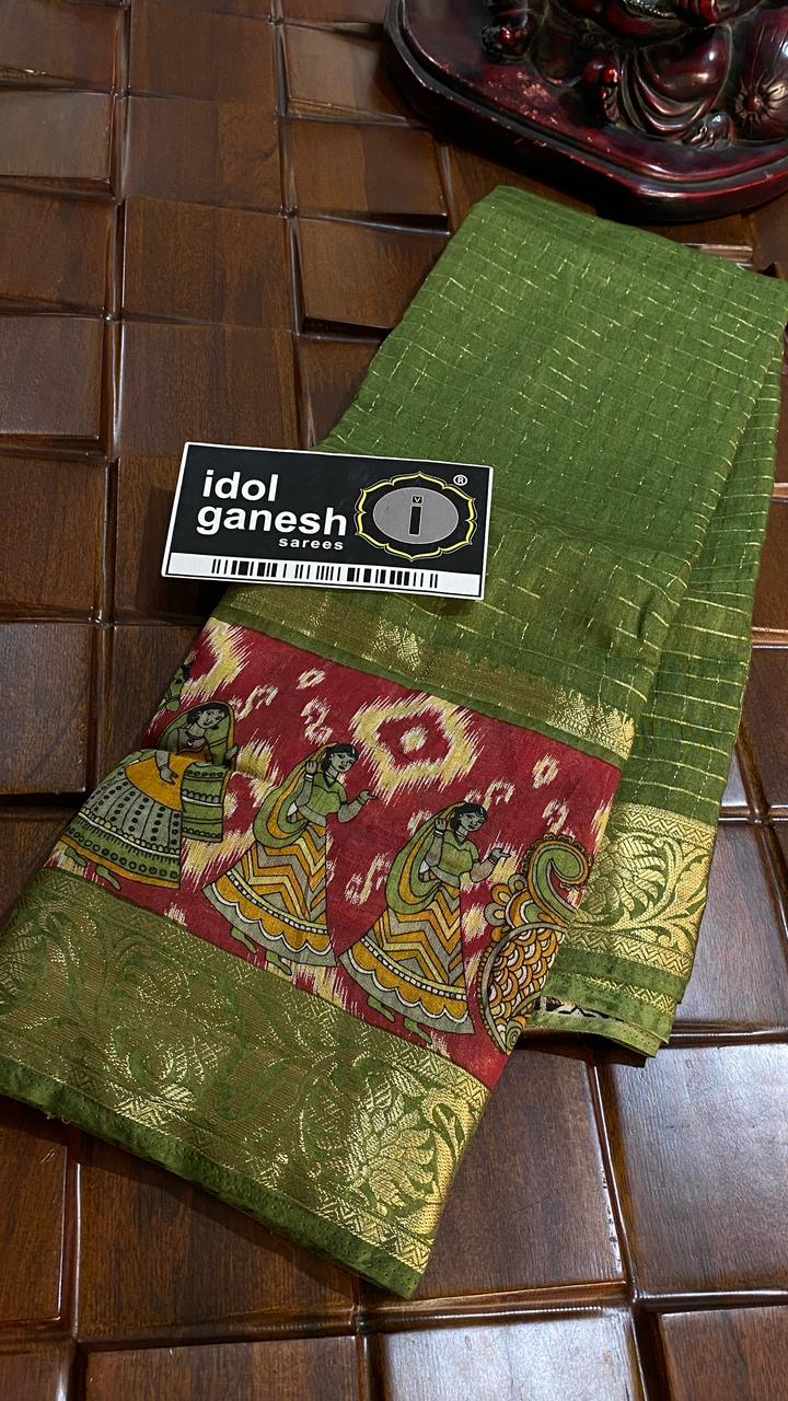 IG7313: lite weight Mangalagiri tusser jari weaving IG7313: lite weight Mangalagiri tusser jari weaving