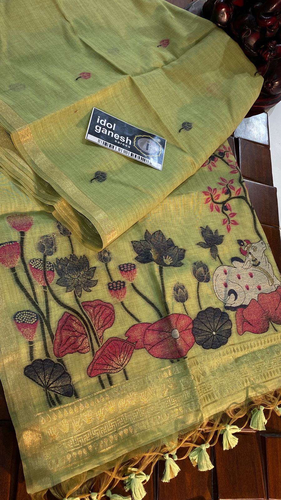 IG7386:lite weight soft chanderi  