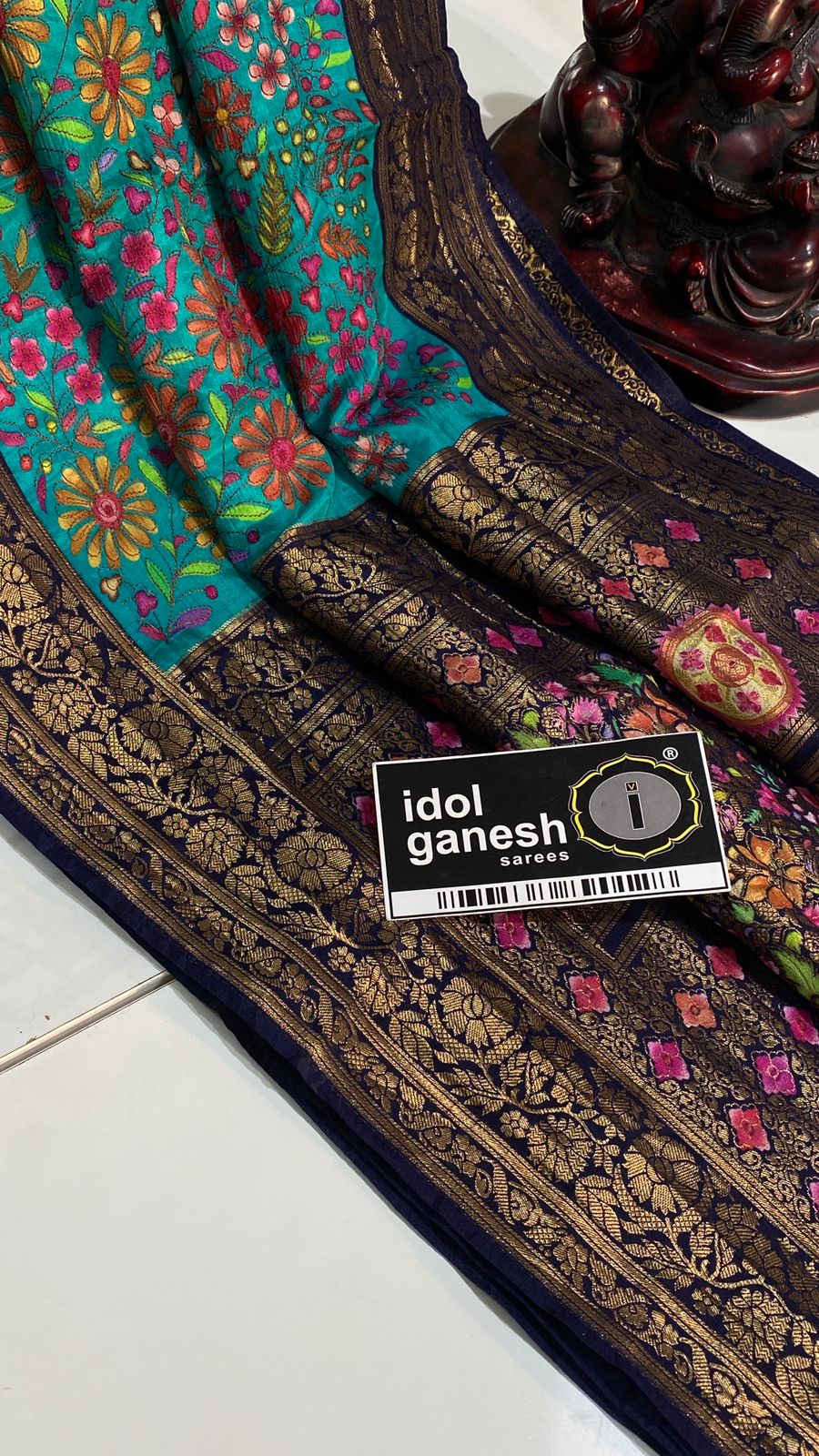 IG7400lite weight pure kanchi crape pashmina weaving 