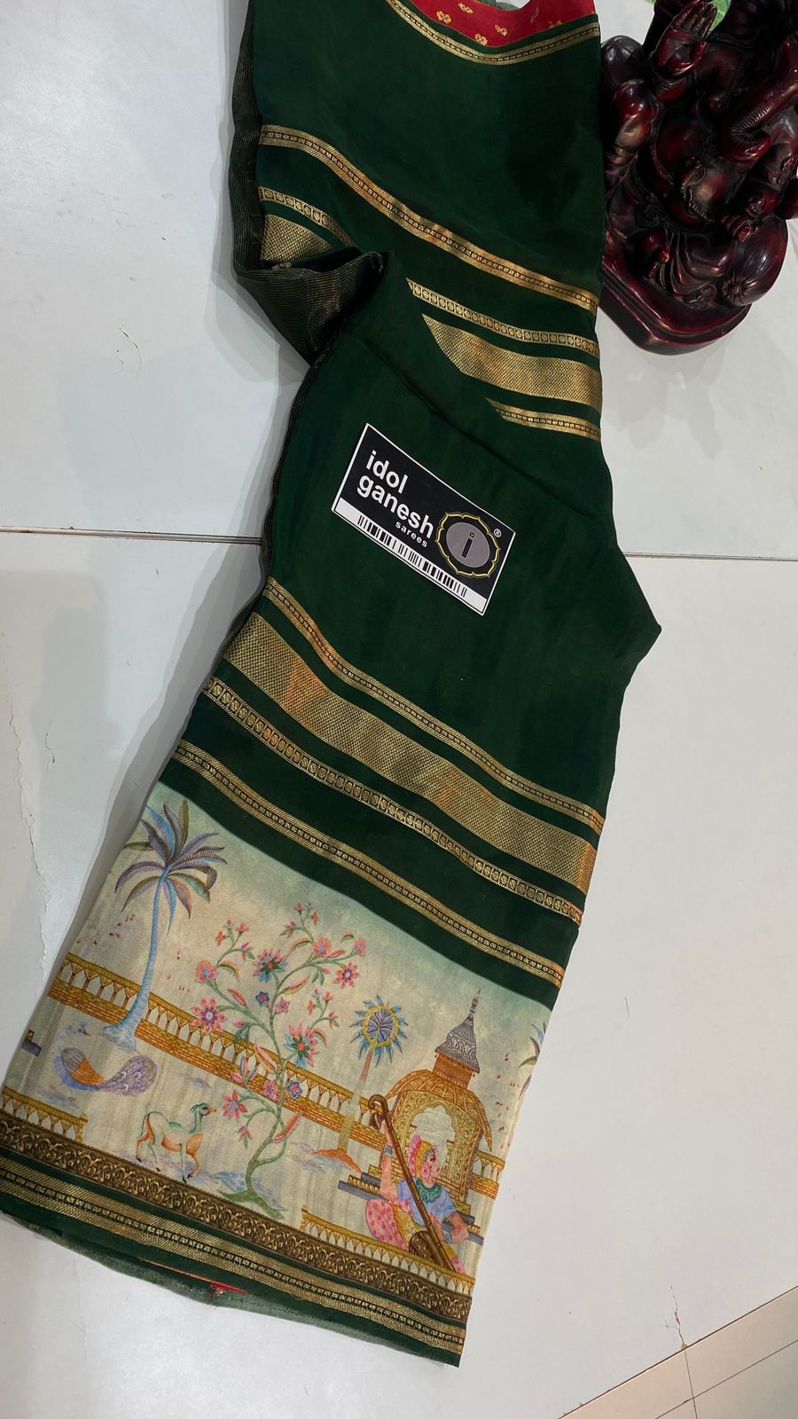 IG7405lite weight pure Mysore crape  