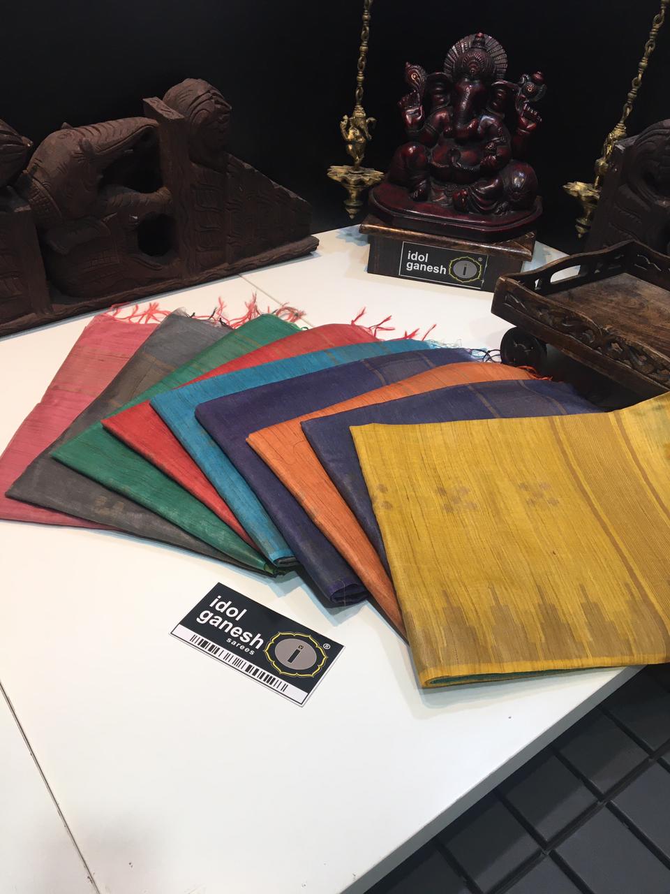 IG744 Lite weight jute tussar sarees