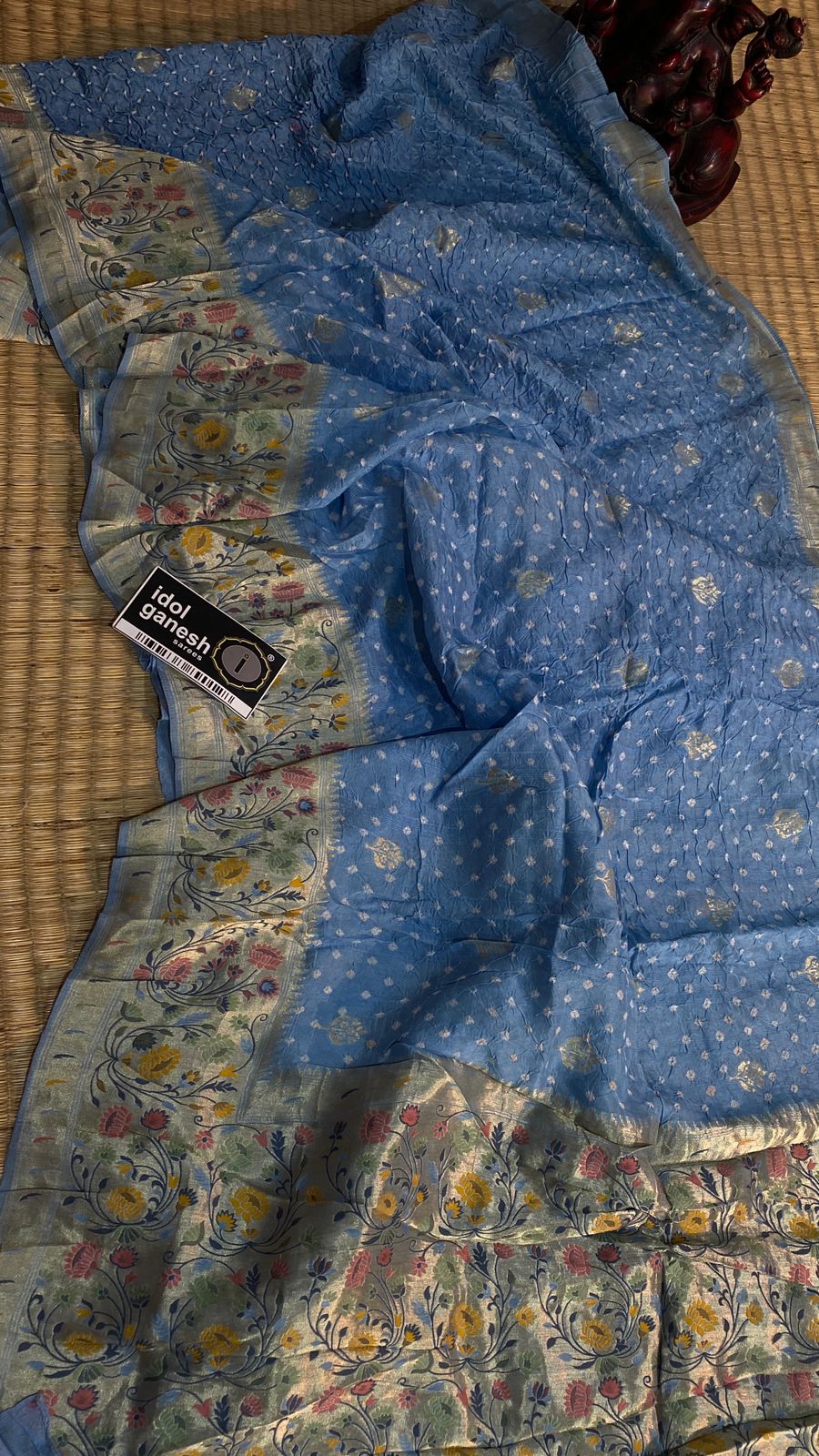 IG7445:pure tusser georgette paitani weaving IG7445:pure tusser georgette paitani weaving