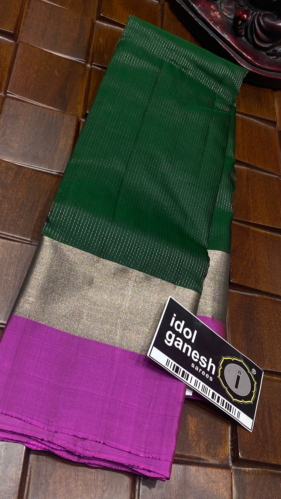 IG7453:pure handloom kanchi  pattu   