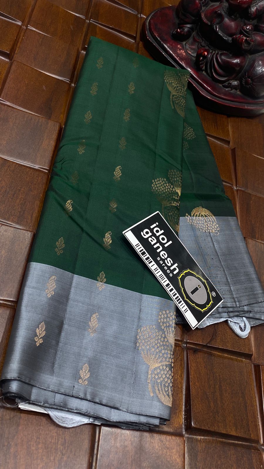 IG7455pure handloom kanchi pattu  
