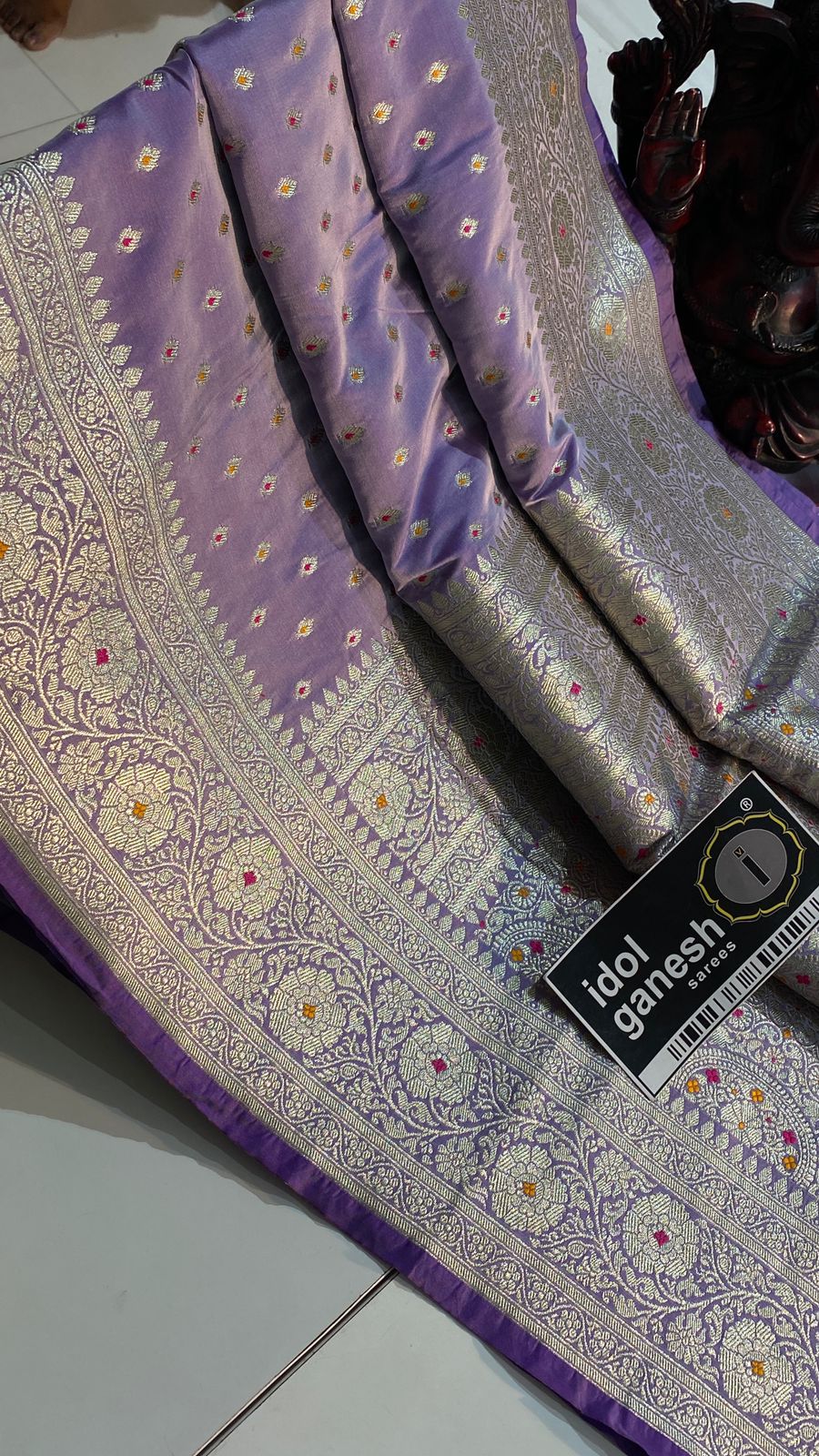 IG7462: lite weight pure banarasi soft kathan sarees   