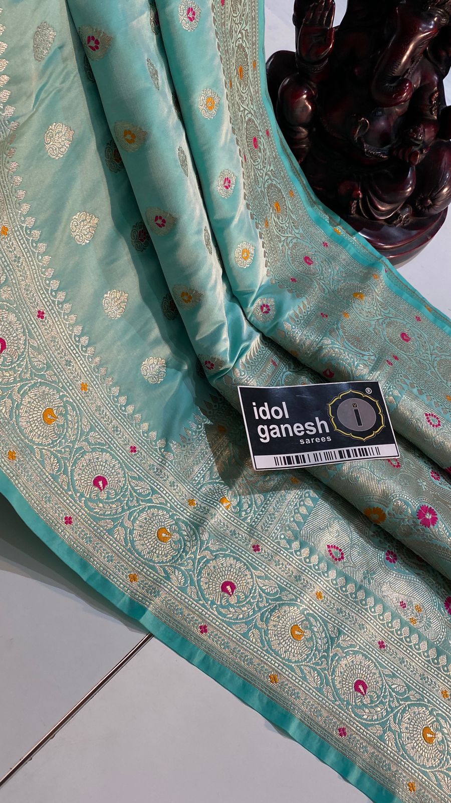 IG7463 lite weight pure banarasi soft kathan sarees   