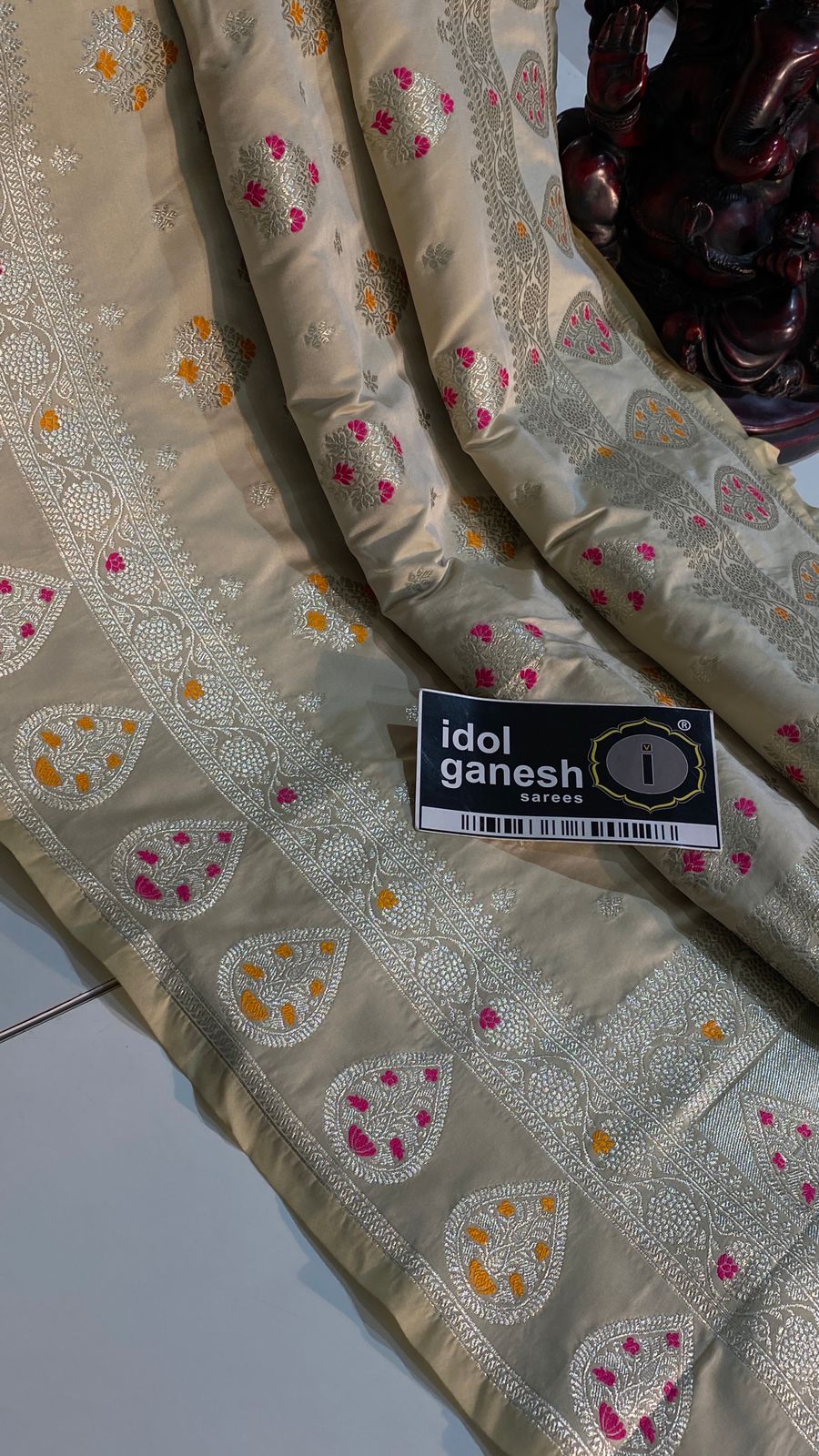 IG7465: lite weight pure   banarasi soft kathan sarees   