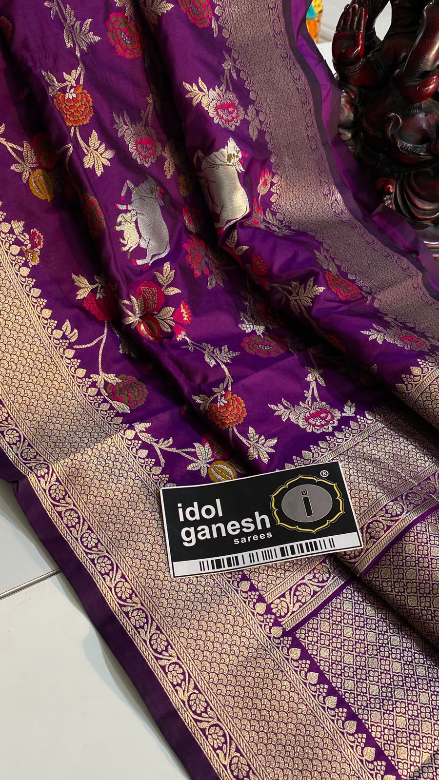 IG7467ite weight pure banarasi kathan sarees IG7467ite weight pure banarasi kathan sarees