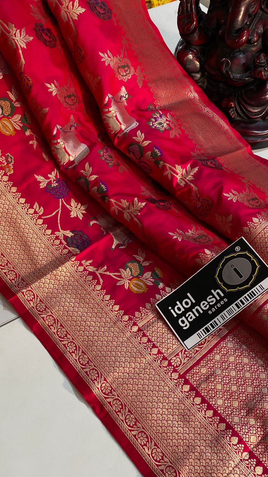 IG7467ite weight pure banarasi kathan sarees IG7467ite weight pure banarasi kathan sarees