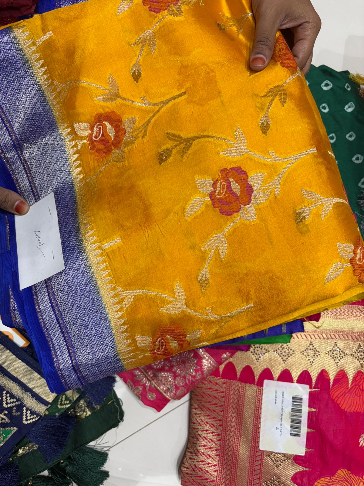 IG7491 Pure handloom ciniya pattu 5100/- IG7491 Pure handloom ciniya pattu 5100/-