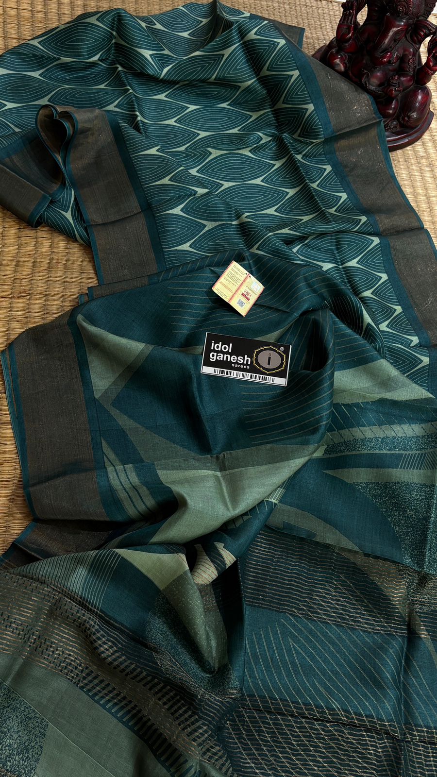 IG7536:pure handloom Tusser/Tusser 6960