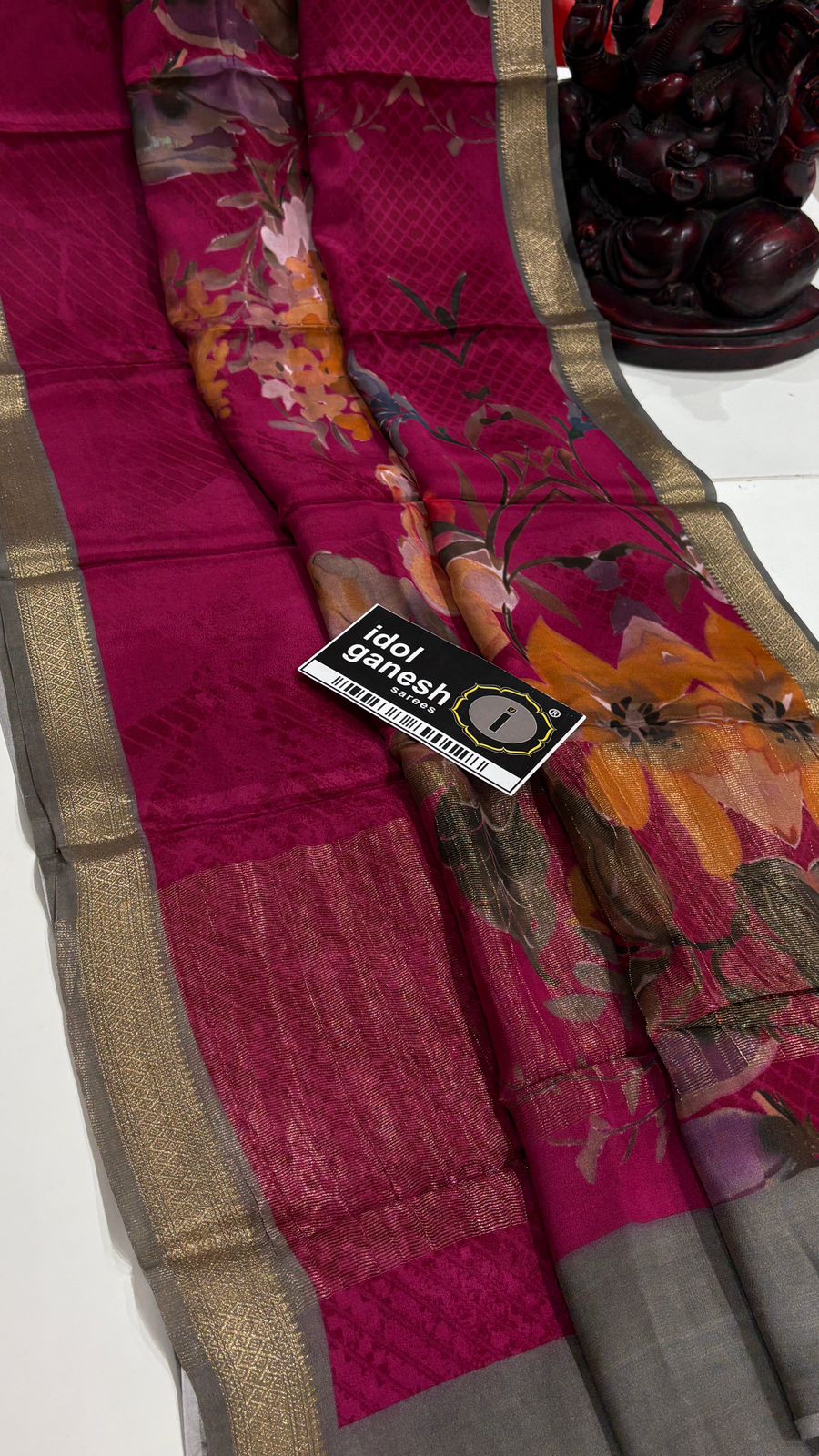 IG7541:pure handloom kanchi crape weaving  