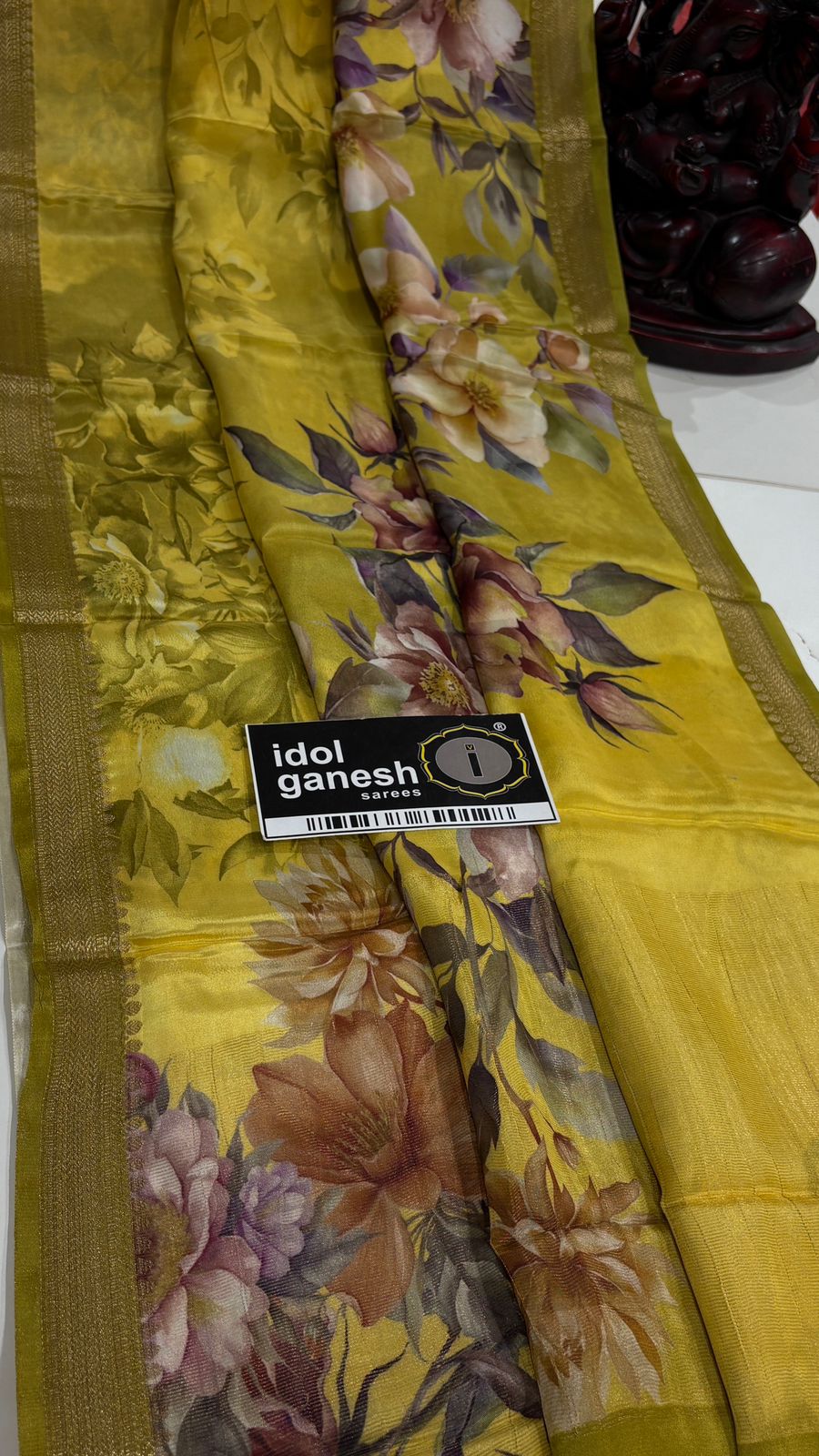 IG7558pure handloom kanchi crape weaving border IG7558pure handloom kanchi crape weaving border