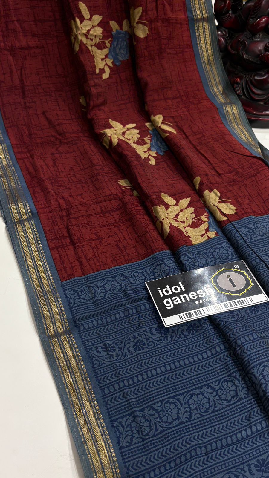 IG7568 weight pure assami crape kanchi weaving border IG7568 weight pure assami crape kanchi weaving border