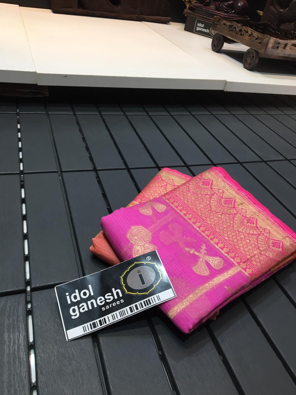 IG757 Pure Handloom silk Kota 