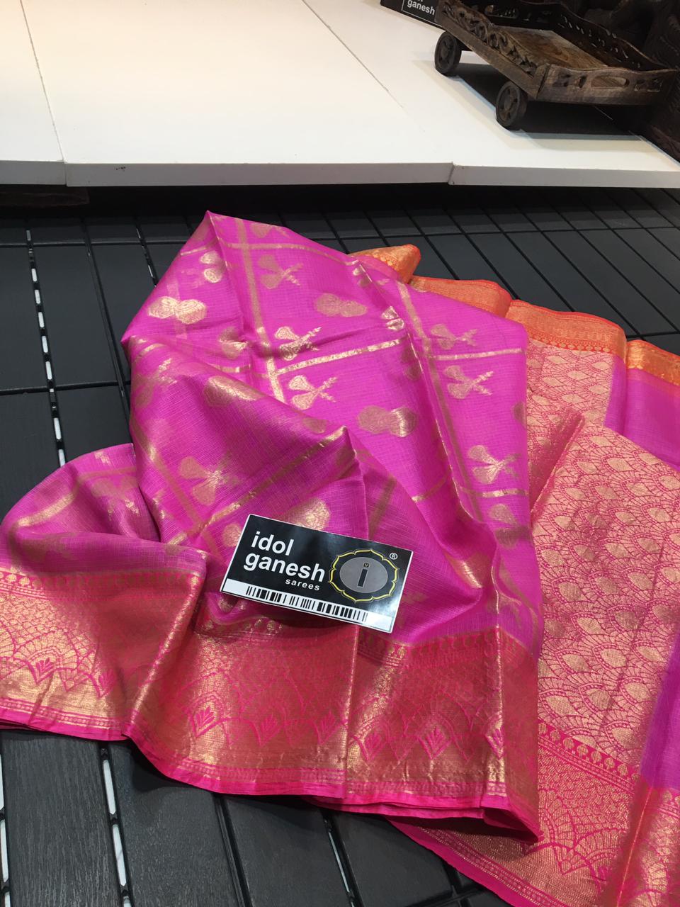 IG757 Pure Handloom silk Kota 