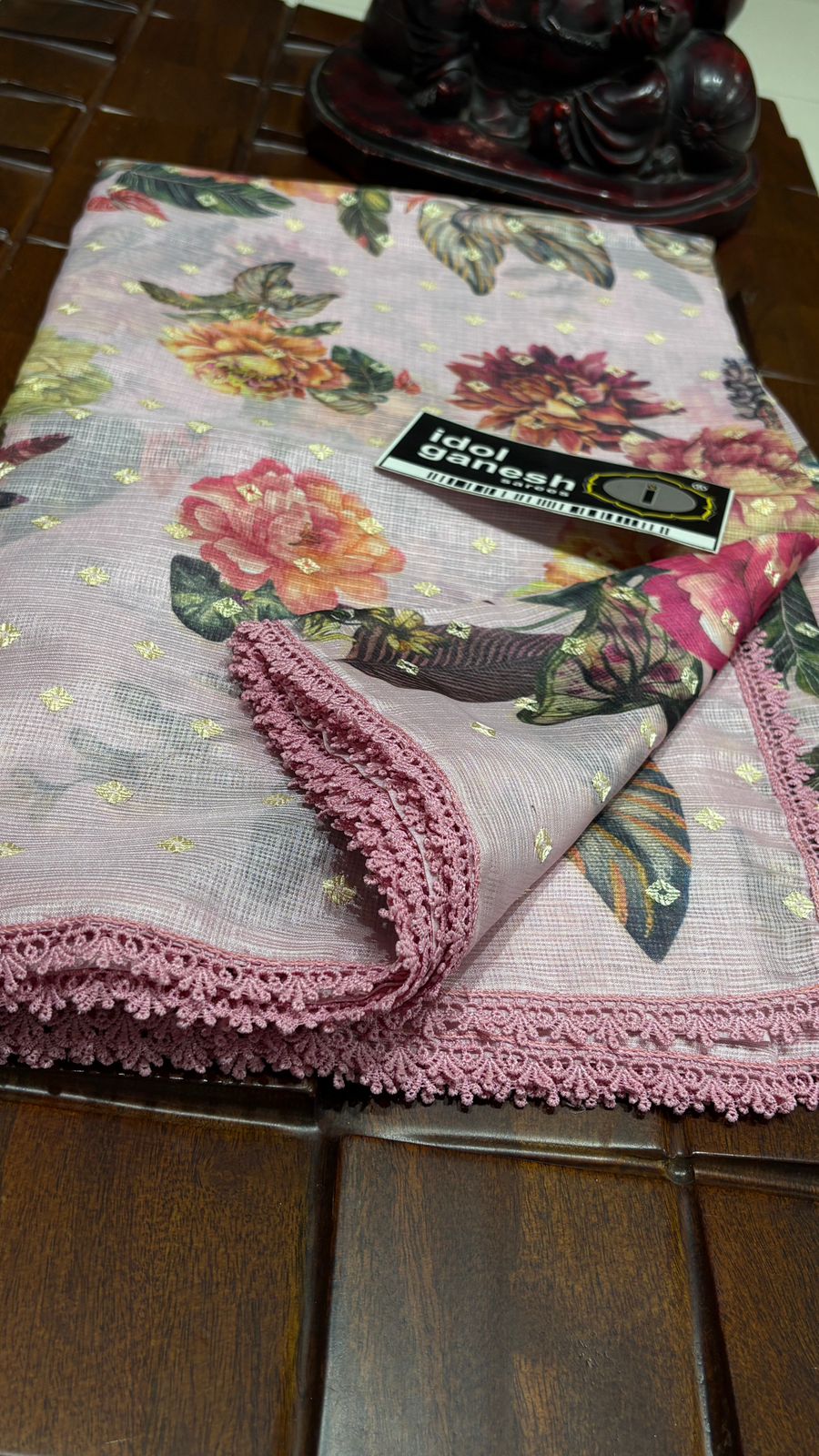 IG7576:lite weight kota sarees with nice print