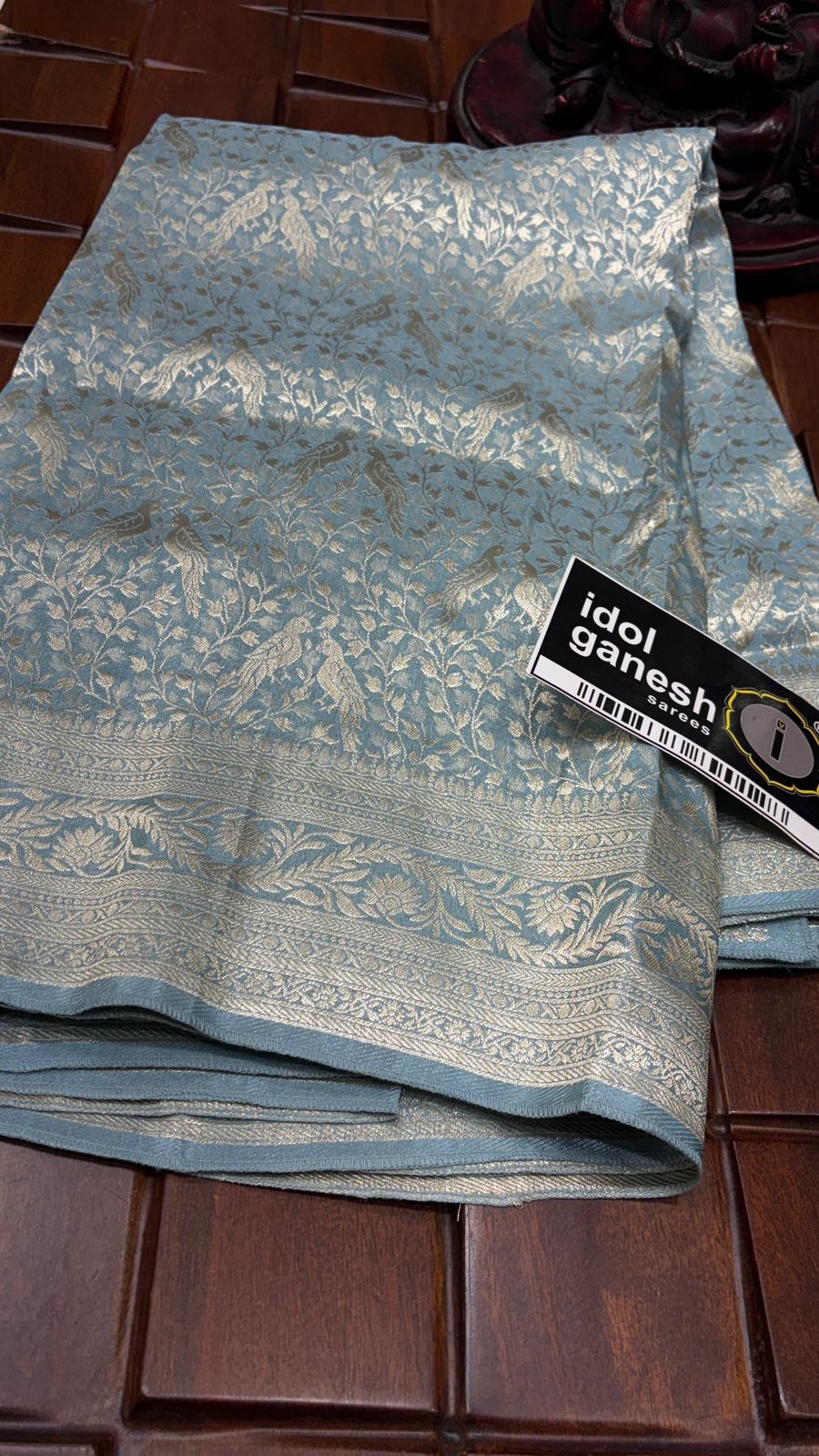 IG7600:lite weight pure soft banarasi kathan sarees 