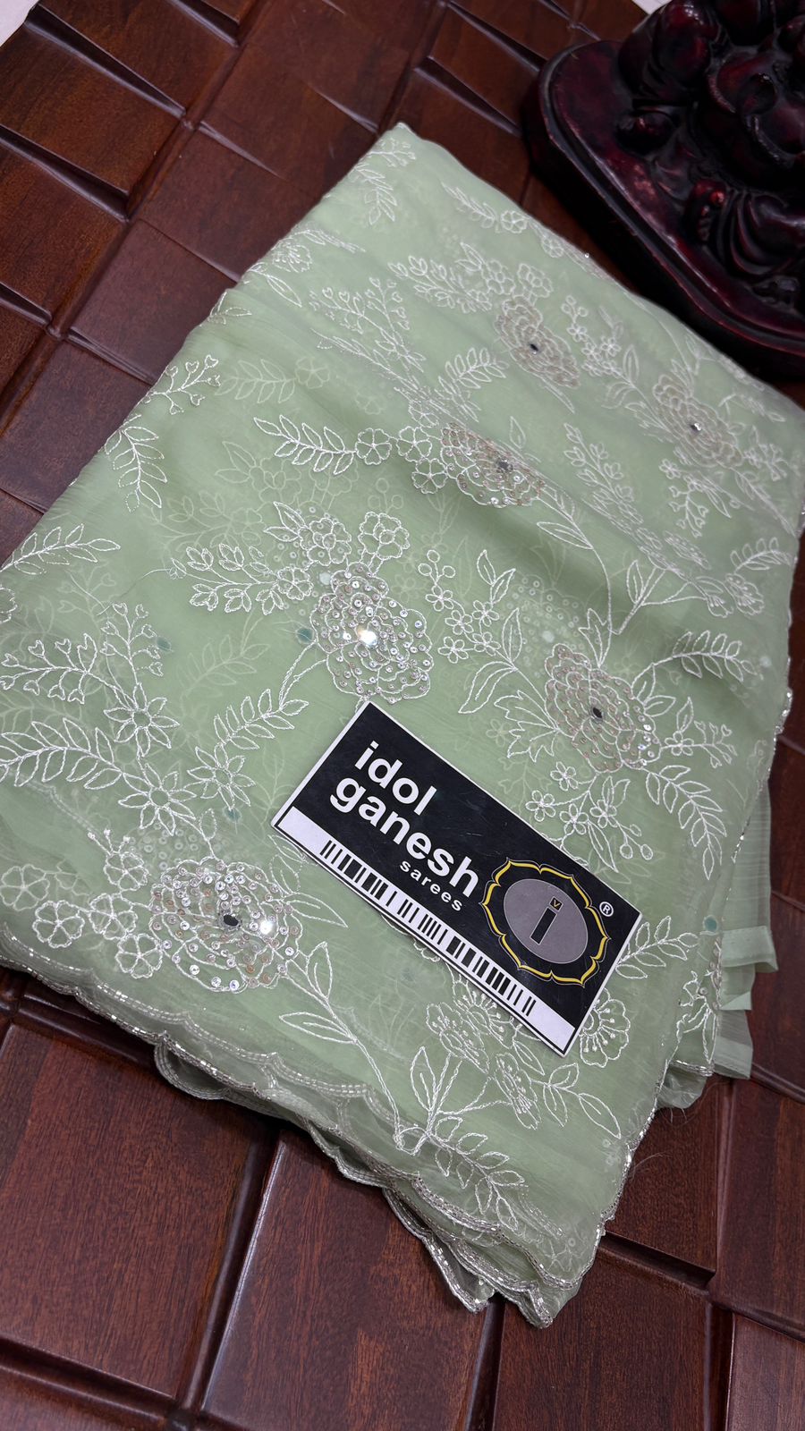 IG7611 lite weight pure chiffon sarees 