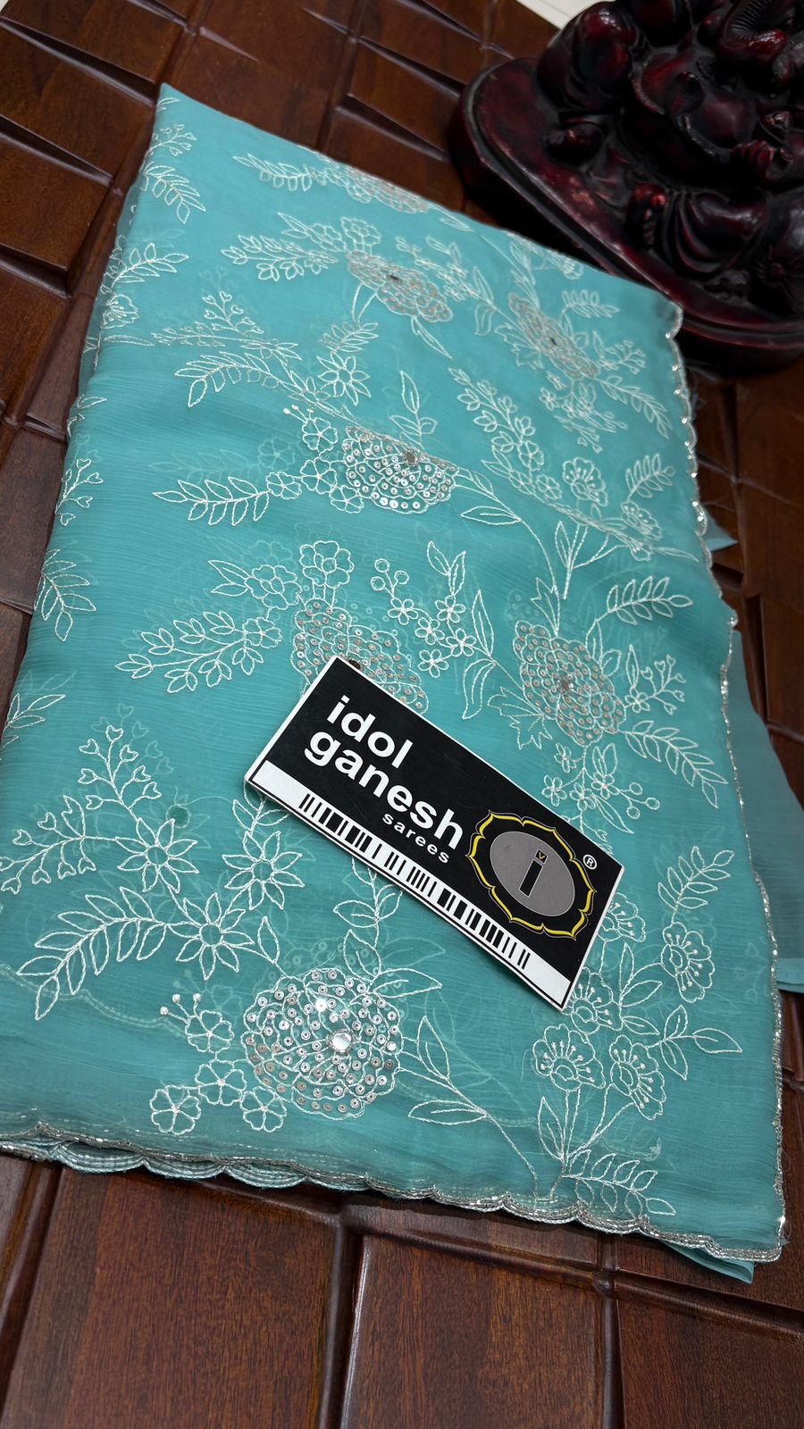IG7611 lite weight pure chiffon sarees 