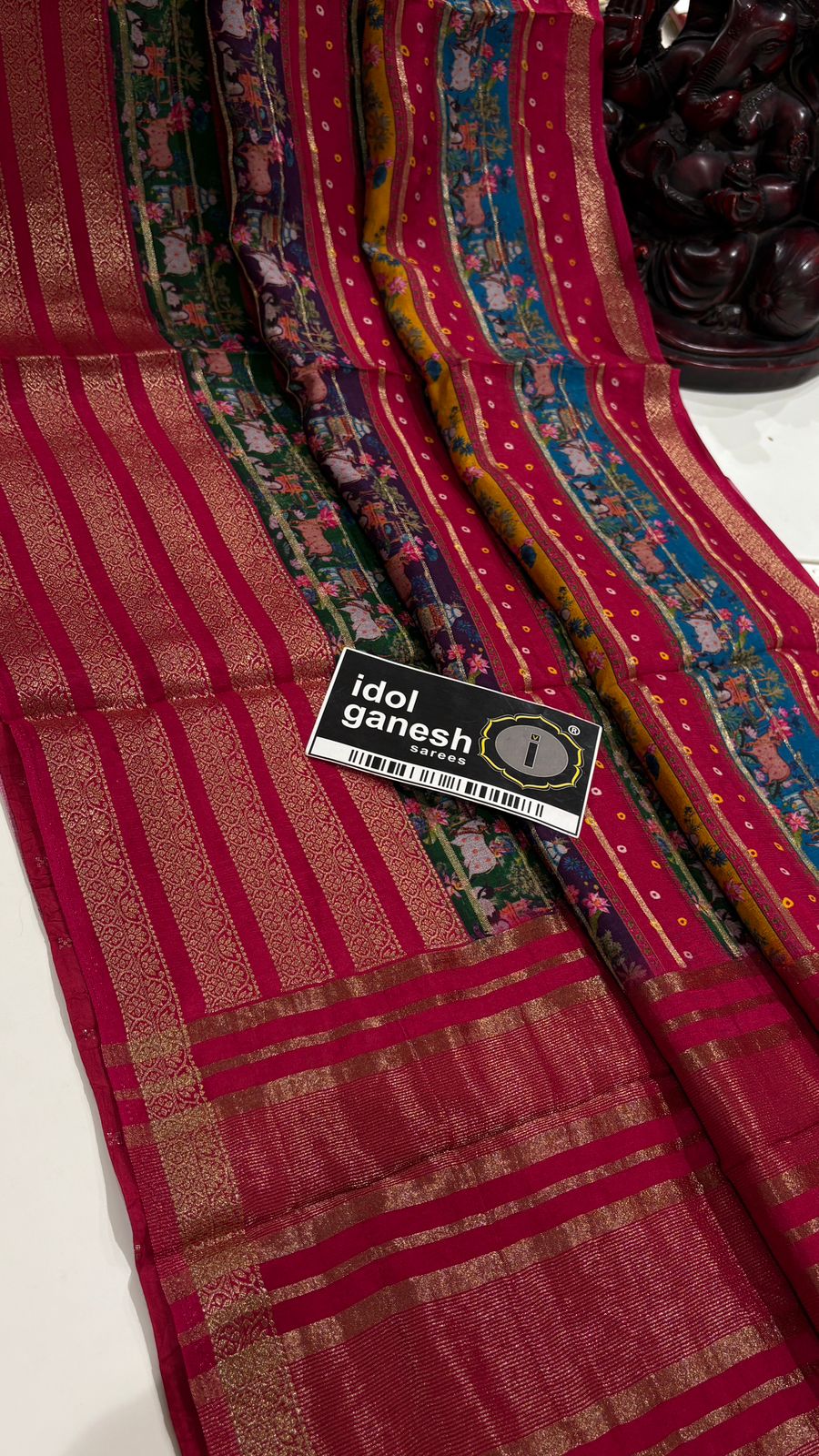 IG7639 lite weight pure Mysore silk 