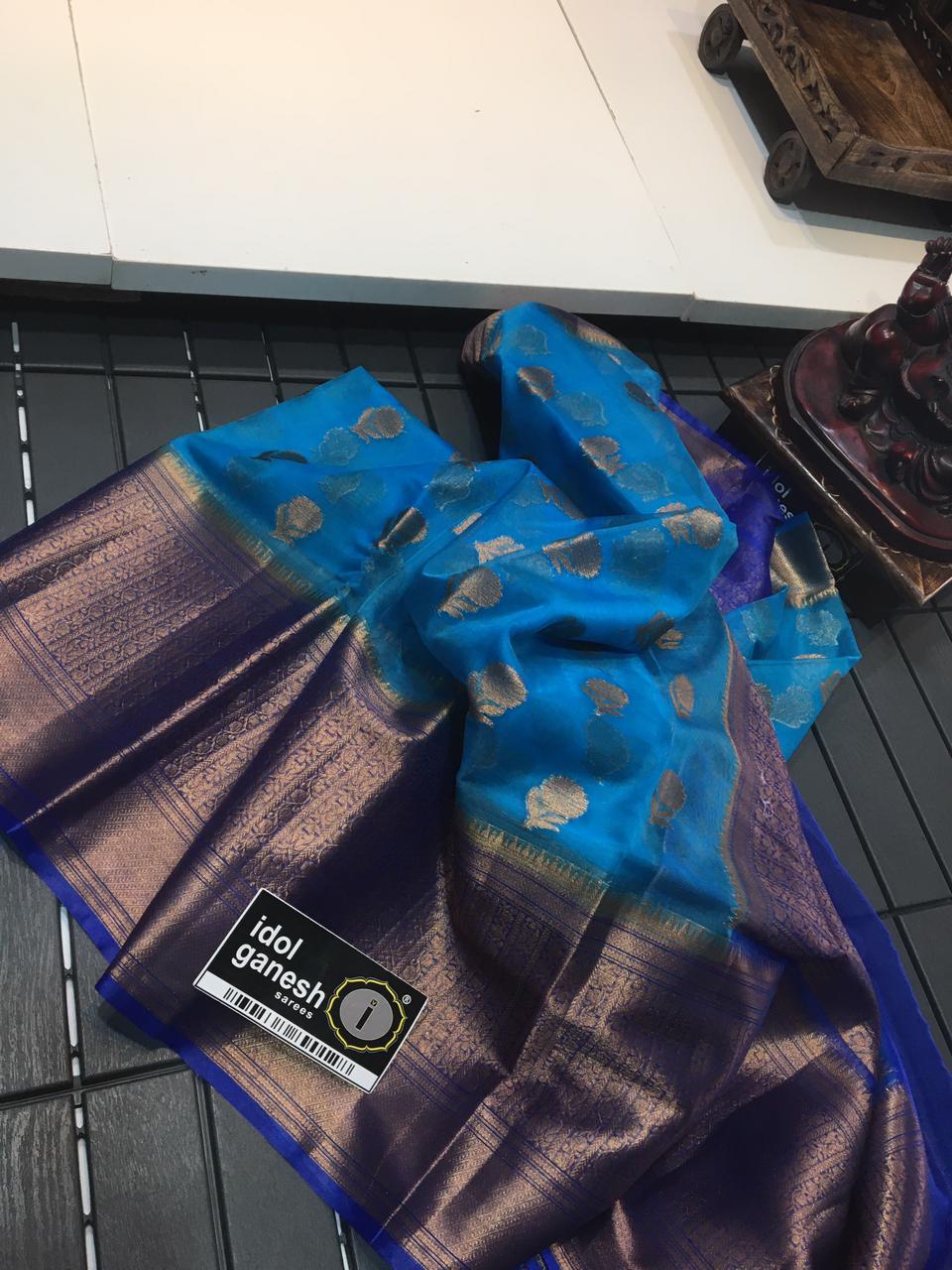 IG765 Lite wight Kanchi kora sarees
