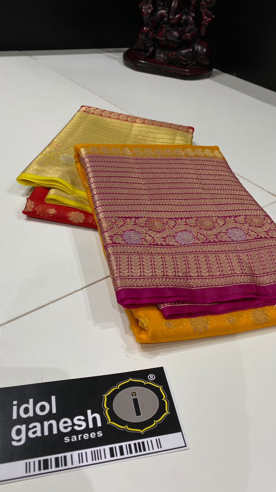 IG766 Lite wight Kanchi kora sarees
