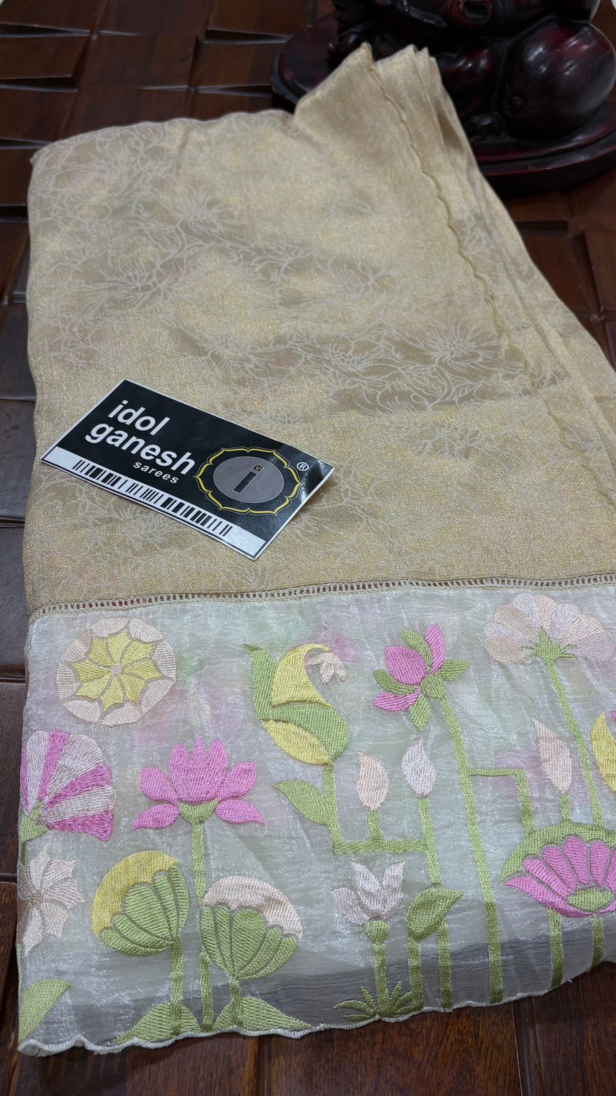 IG7674 lite weight soft silk jari weaving