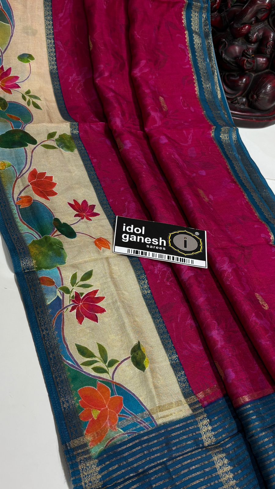 IG7689 lite weight pure Mysore silk 