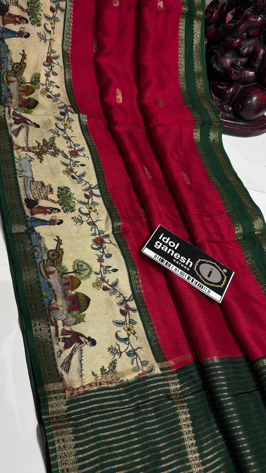 IG7690  lite weight pure Mysore silk 
