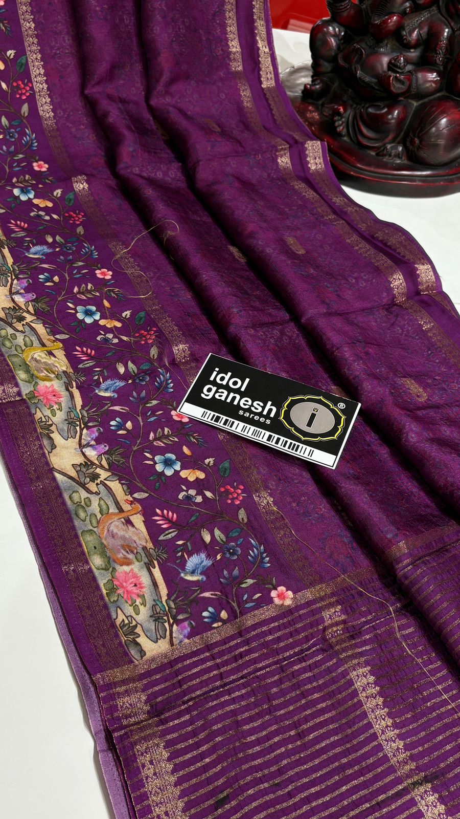 IG7691 lite weight pure Mysore silk 